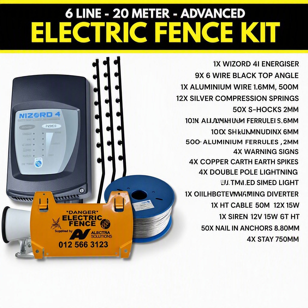 Electric Fencing 20 Meter Kit